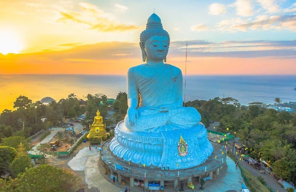 The Big Buddha statute at Phuket is one of the most important and popular tourist attraction